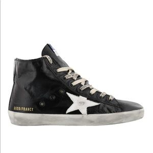 Golden Goose Black FRANCY High Top Sneakers